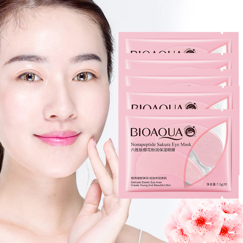 Collagen Under Eye Patches - 노나펩타이드 사쿠라 아이 마스크 콜라겐 모이스처라이징