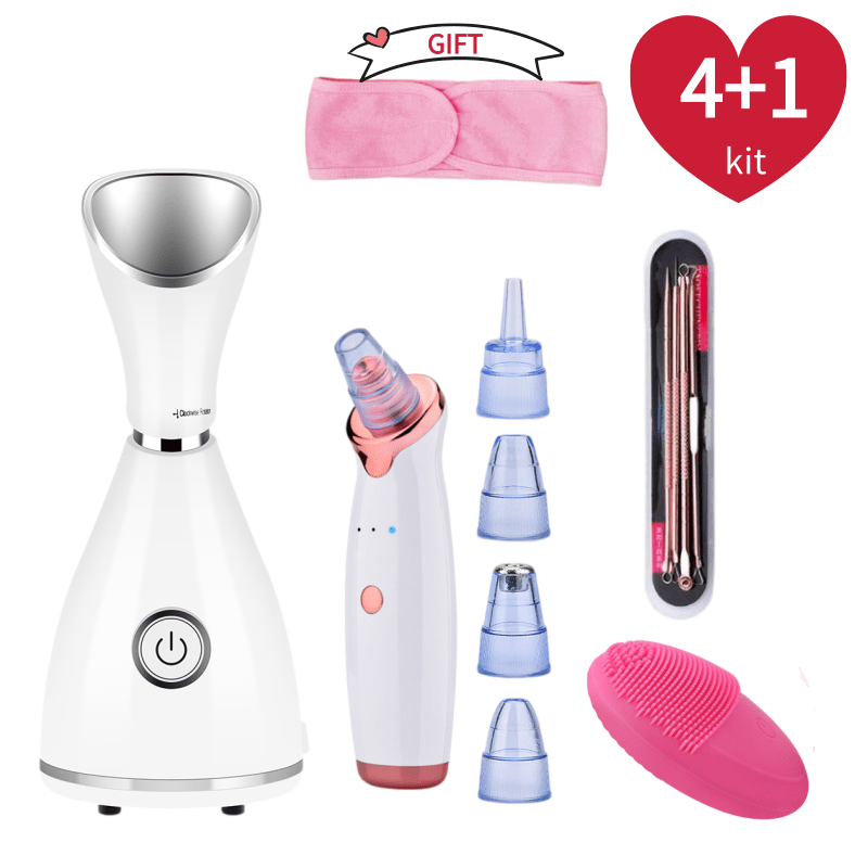 Silicone Face Scrubber Electric - 나노 이온 페이셜 기화기 핫 페이스