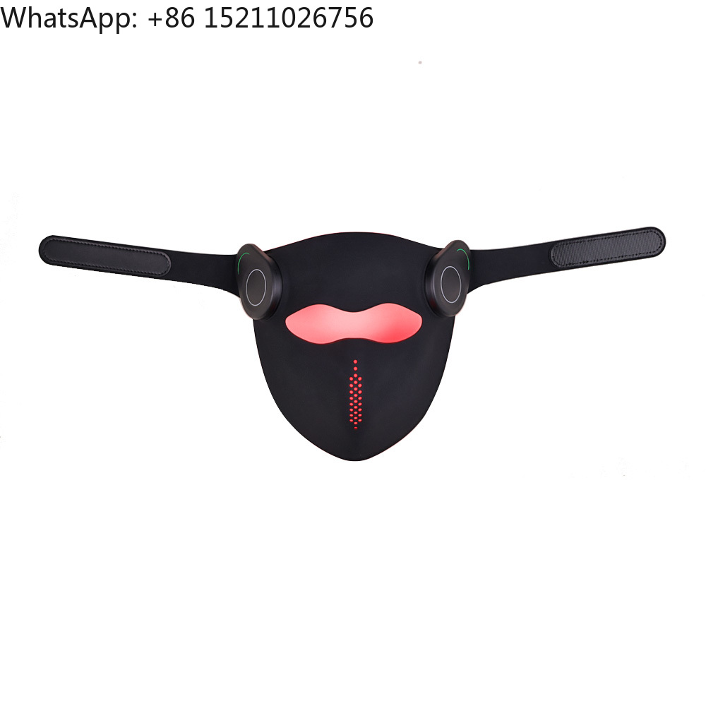 Led Light Therapy Face Mask - 음성 지원 신형 무선 3D LCD