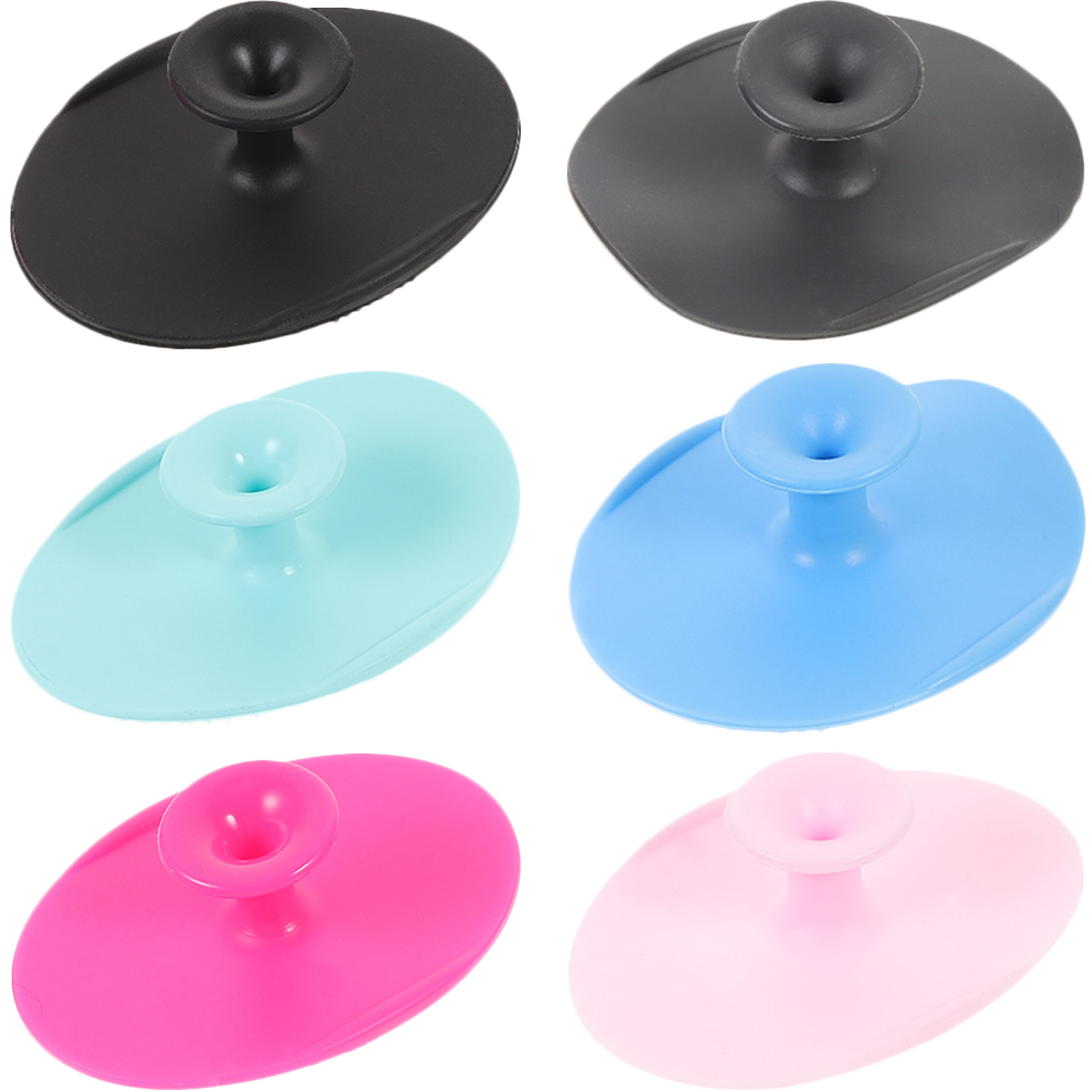 Silicone Face Scrubber Electric - 6개 세트 클렌징 브러시, 모공 클렌저,
