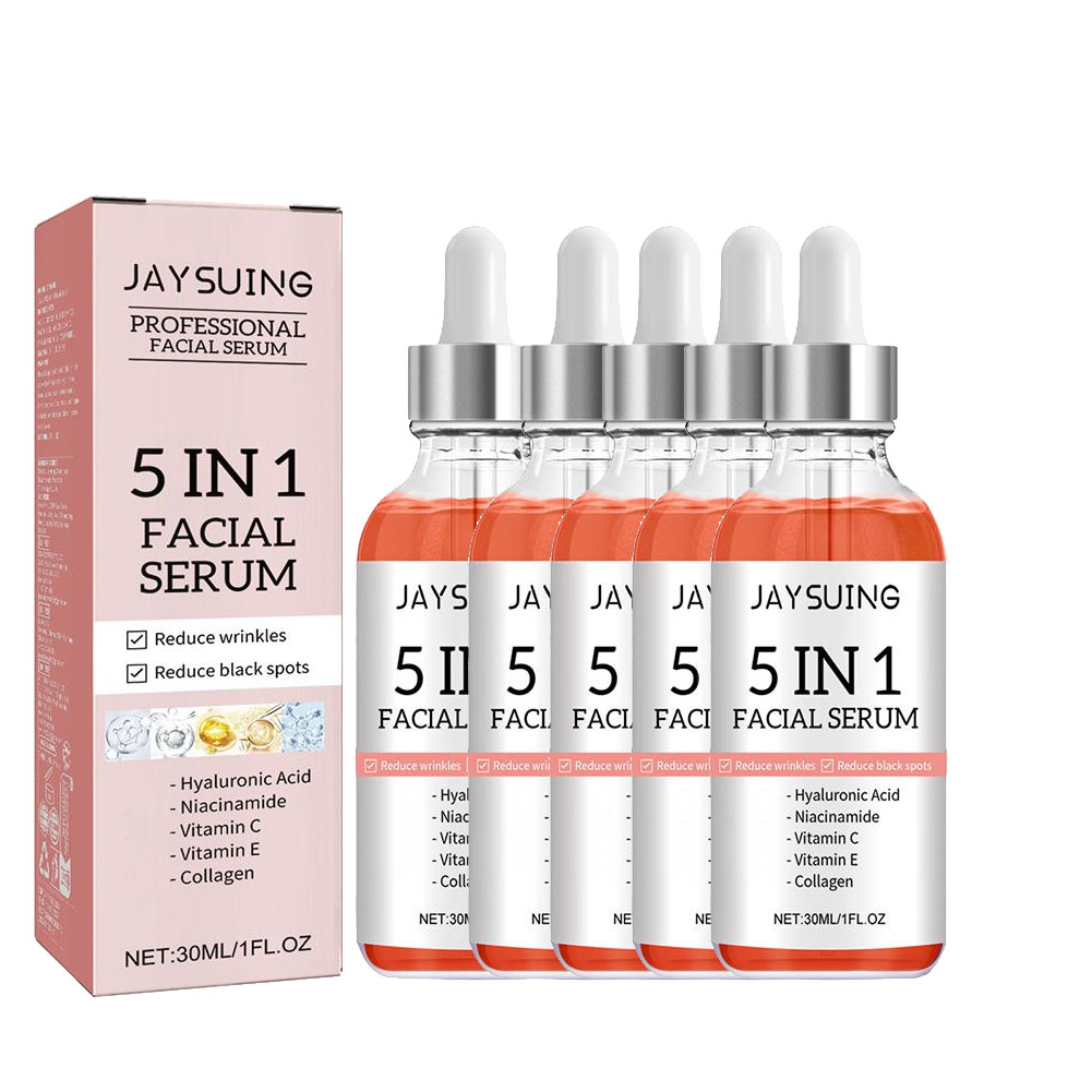 Hyaluronic Acid Facial Serum - 5-in-1 비타민 C & 히알루론산 페이스