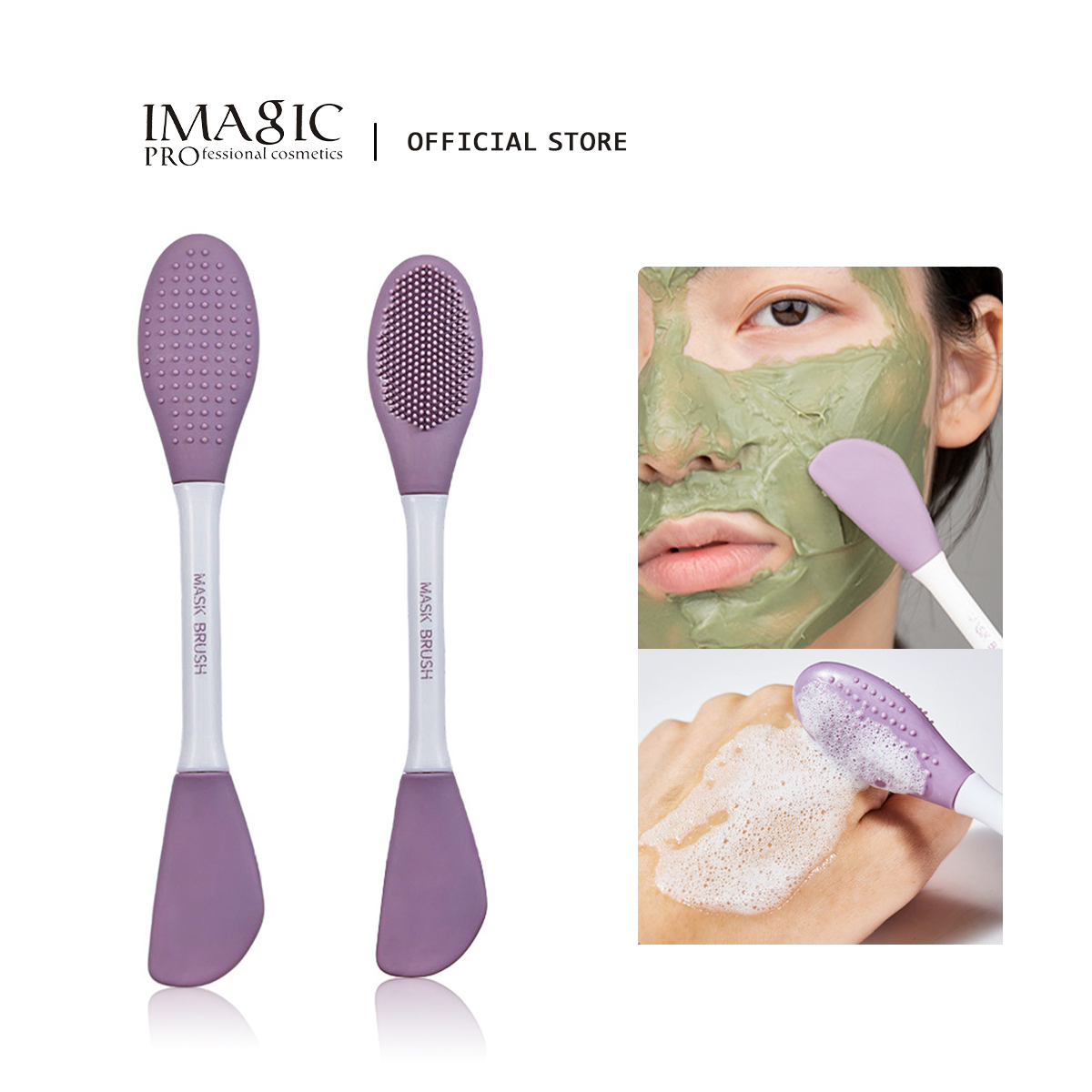 Silicone Face Scrubber Electric - IMAGIC 실리콘 페이셜 클렌징 & 마스크