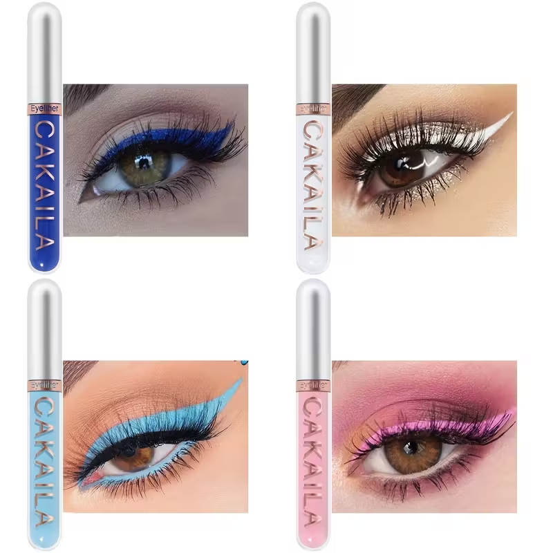8색 세트 방수 아이라이너 펜 오래 지속되는 글리터 & - Waterproof Liquid Eyeliner Pen 리뷰 및 가격