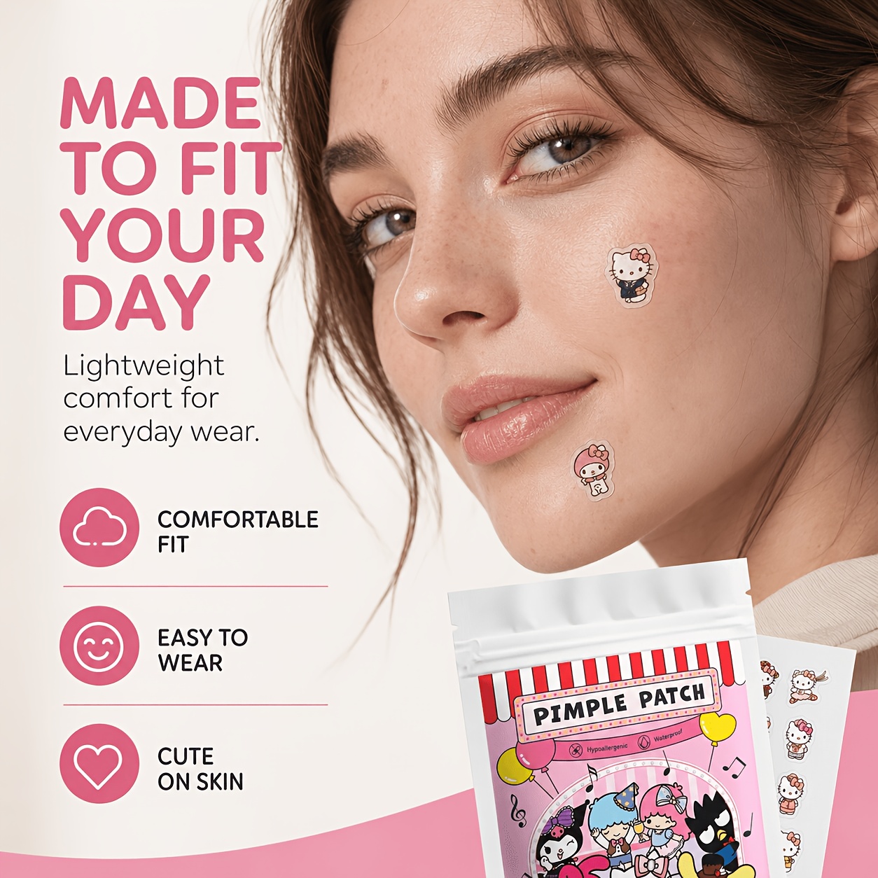 40/120개입 헬로키티 여드름 패치, 하이드로겔 여드 - Skincare 리뷰 및 가격