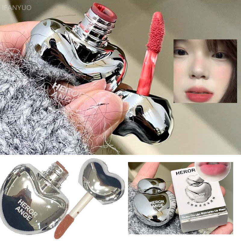 피치 하트 실키 매트 립스틱 벨벳 매트 블러쉬 립글로스 - Matte Velvet Lip Tint Long Lasting 리뷰 및 가격