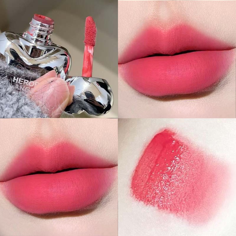 피치 하트 실키 매트 립스틱 벨벳 매트 블러쉬 립글로스 - Matte Velvet Lip Tint Long Lasting 리뷰 및 가격