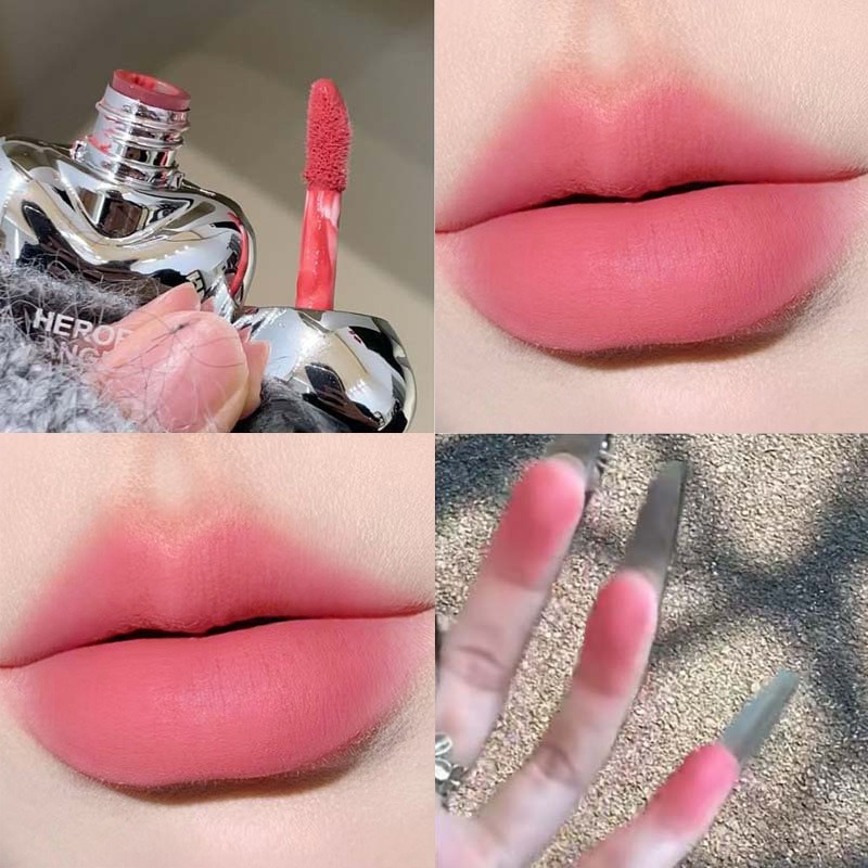 피치 하트 실키 매트 립스틱 벨벳 매트 블러쉬 립글로스 - Matte Velvet Lip Tint Long Lasting 리뷰 및 가격