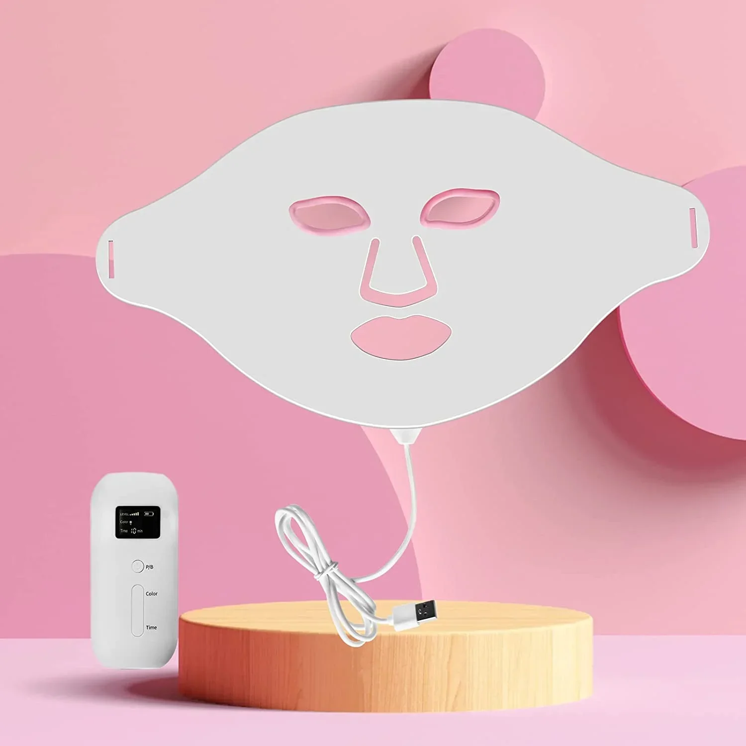 완벽한 새 실리콘 마스크 다중 파장 7색 얼굴 및 목  - Led Light Therapy Face Mask 리뷰 및 가격