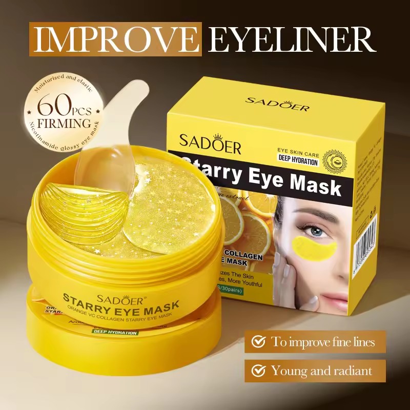 사도어 비타민 C 크리스탈 콜라겐 아이 마스크 60매, - Collagen Under Eye Patches 리뷰 및 가격