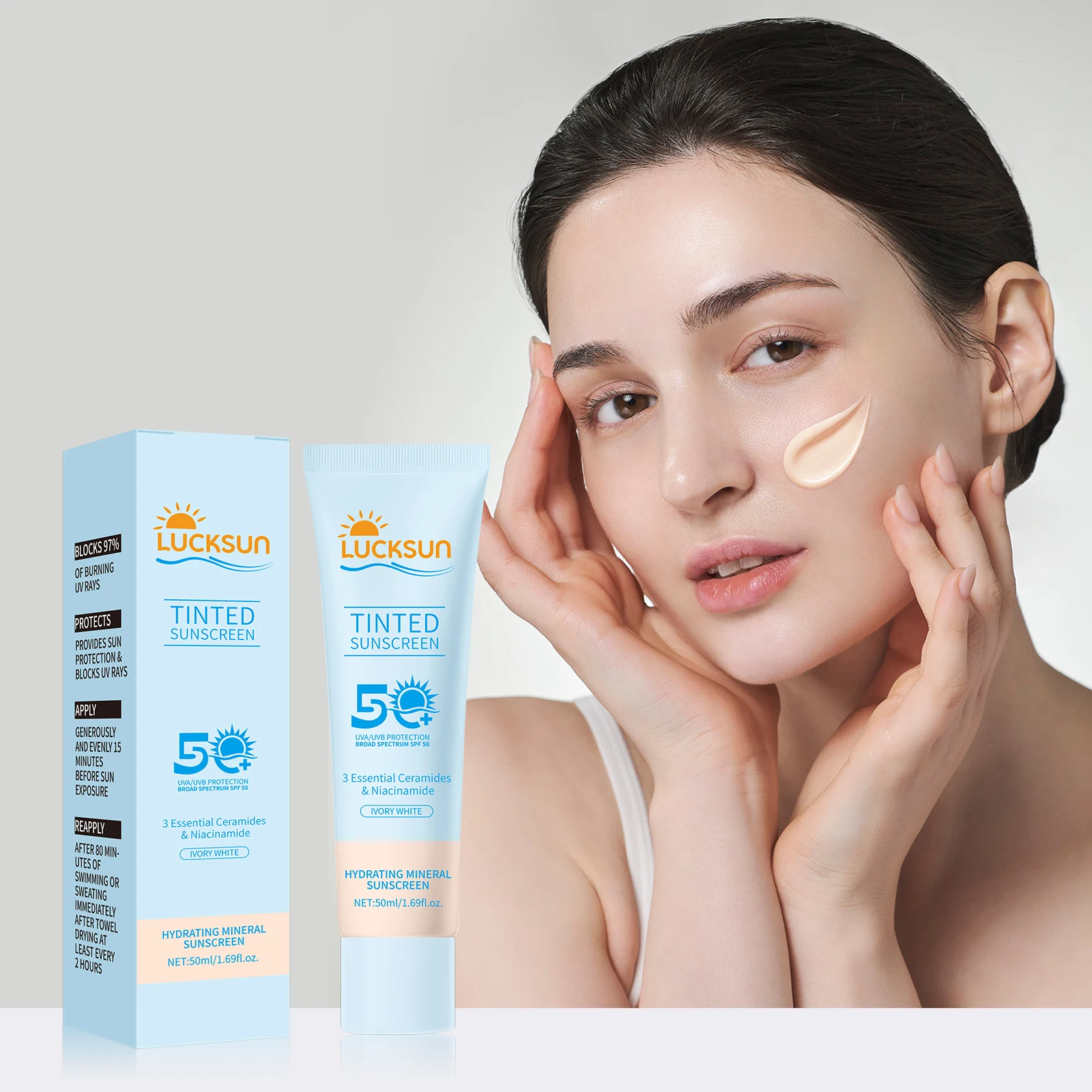 SPF50+ 선크림. 오래 지속되는 자외선 차단 기능을 - Spf 50 Waterproof Sunscreen 리뷰 및 가격