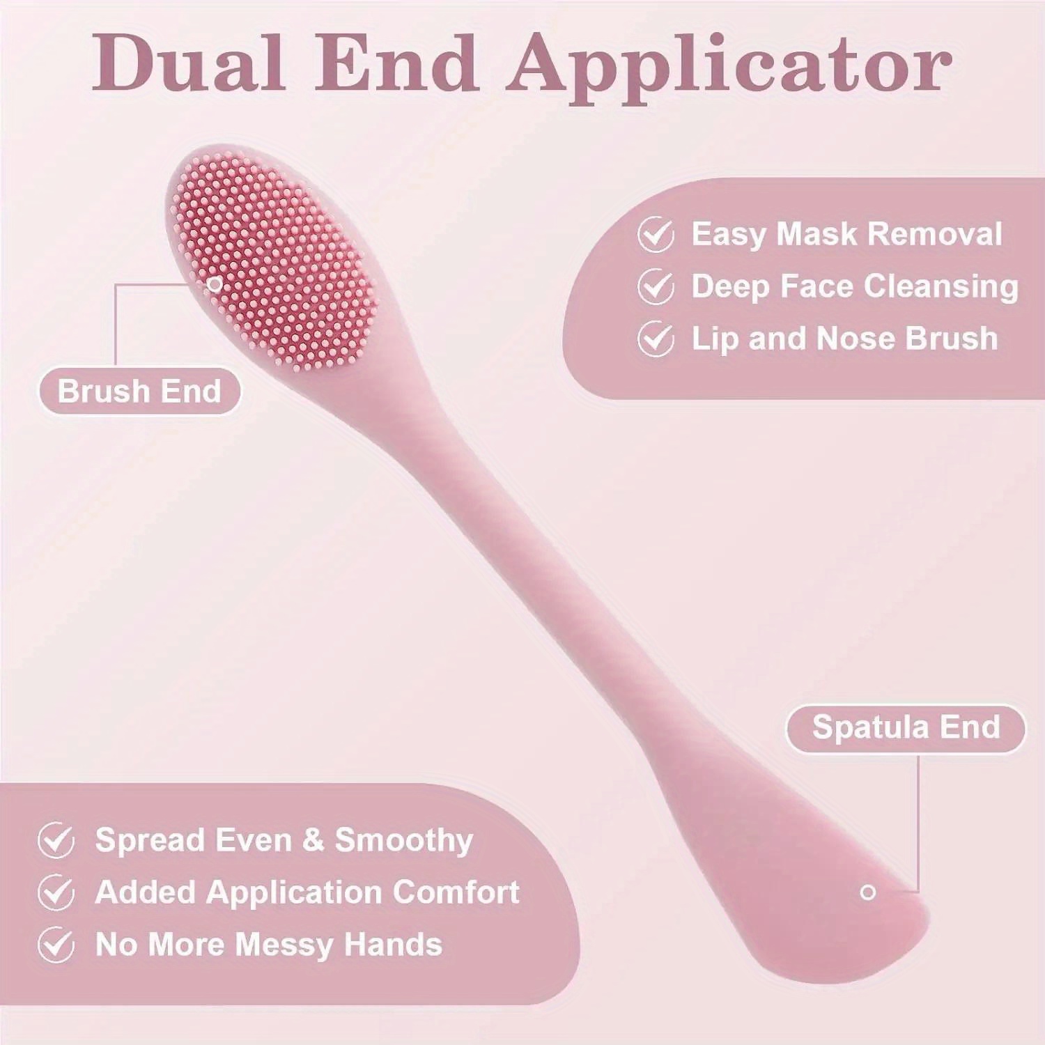더블 헤드 페이셜 마스크 브러시 실리콘 애플리케이터 스 - Silicone Face Scrubber Electric 리뷰 및 가격