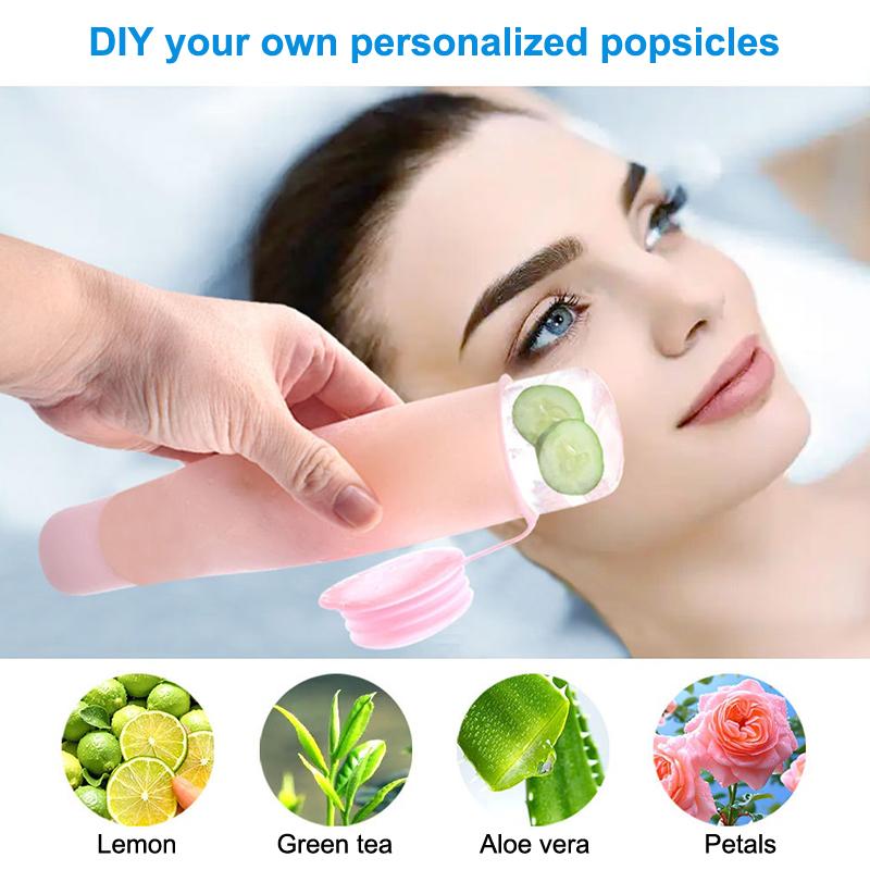 1PC 실리콘 큐브 트레이 모양 아이스 롤러 페이셜 프 - Face Ice Roller Puffiness 리뷰 및 가격