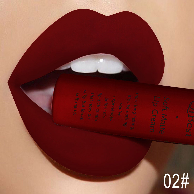 QIBEST 섹시한 벨벳 매트 립 글로스 리퀴드 립스틱 - Matte Velvet Lip Tint Long Lasting 리뷰 및 가격