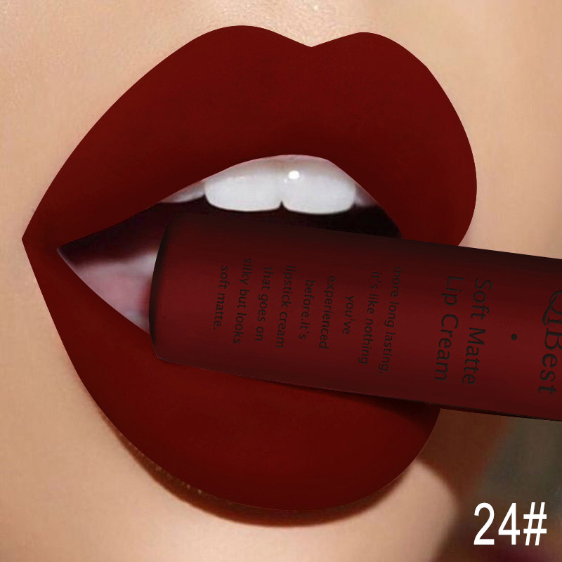 QIBEST 섹시한 벨벳 매트 립 글로스 리퀴드 립스틱 - Matte Velvet Lip Tint Long Lasting 리뷰 및 가격