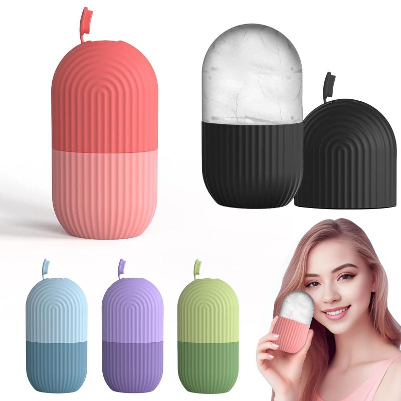 1개입 아이스 페이스 롤러 아이스 큐브 뷰티 마사지 실 - Face Ice Roller Puffiness 리뷰 및 가격