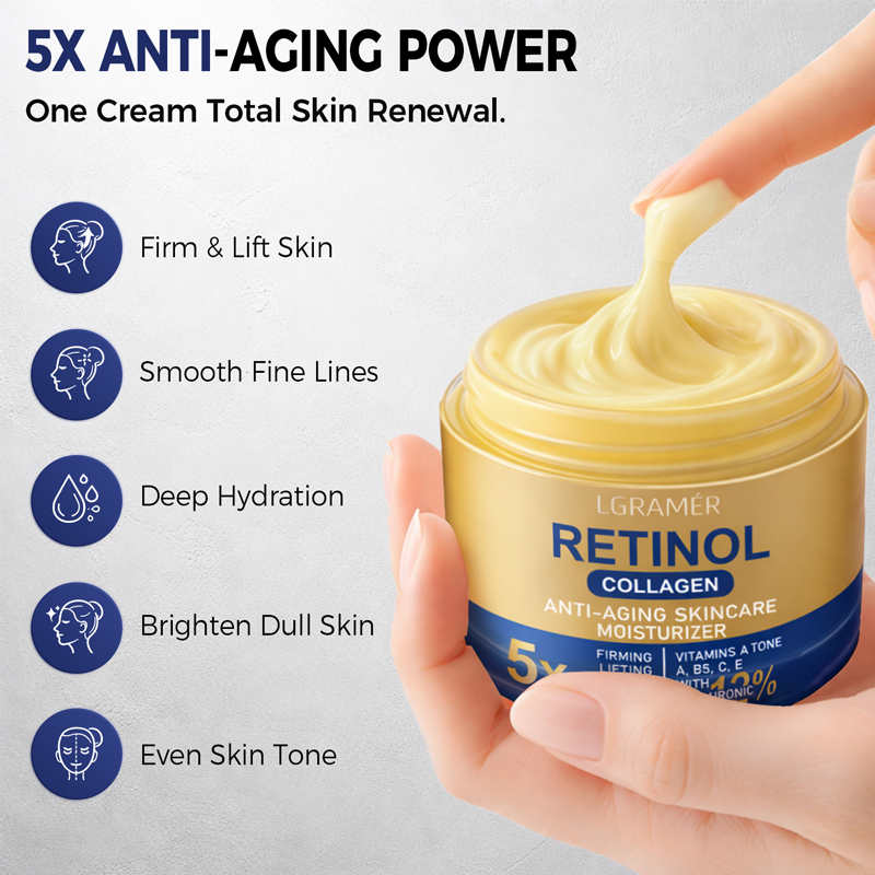 레티놀 페이스 크림 모이스춰라이징 링클 리무버 콜라겐  - Retinol Anti Wrinkle Cream 리뷰 및 가격