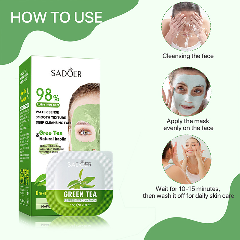 녹차 청소 진흙 마스크 얼굴 마스크, 오일 컨트롤 보습 - Green Tea Cleansing Clay Mask 리뷰 및 가격