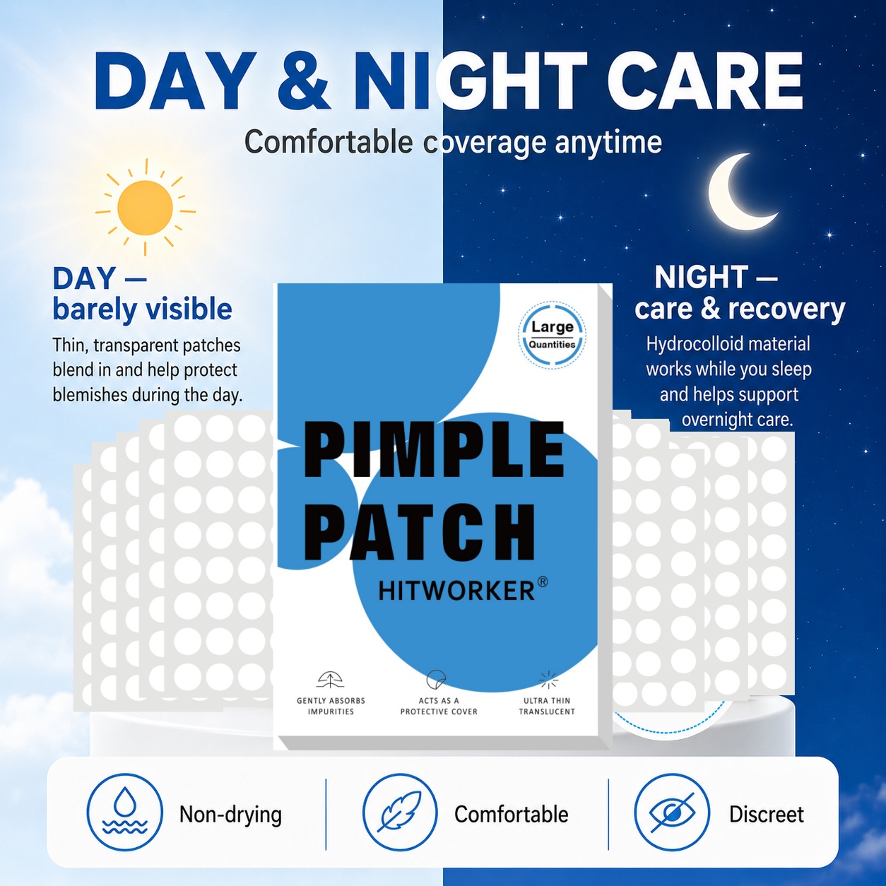 800개 하이드로콜로이드 여드름 패치, 투명 블레미쉬  - Hydrocolloid Pimple Patch 리뷰 및 가격