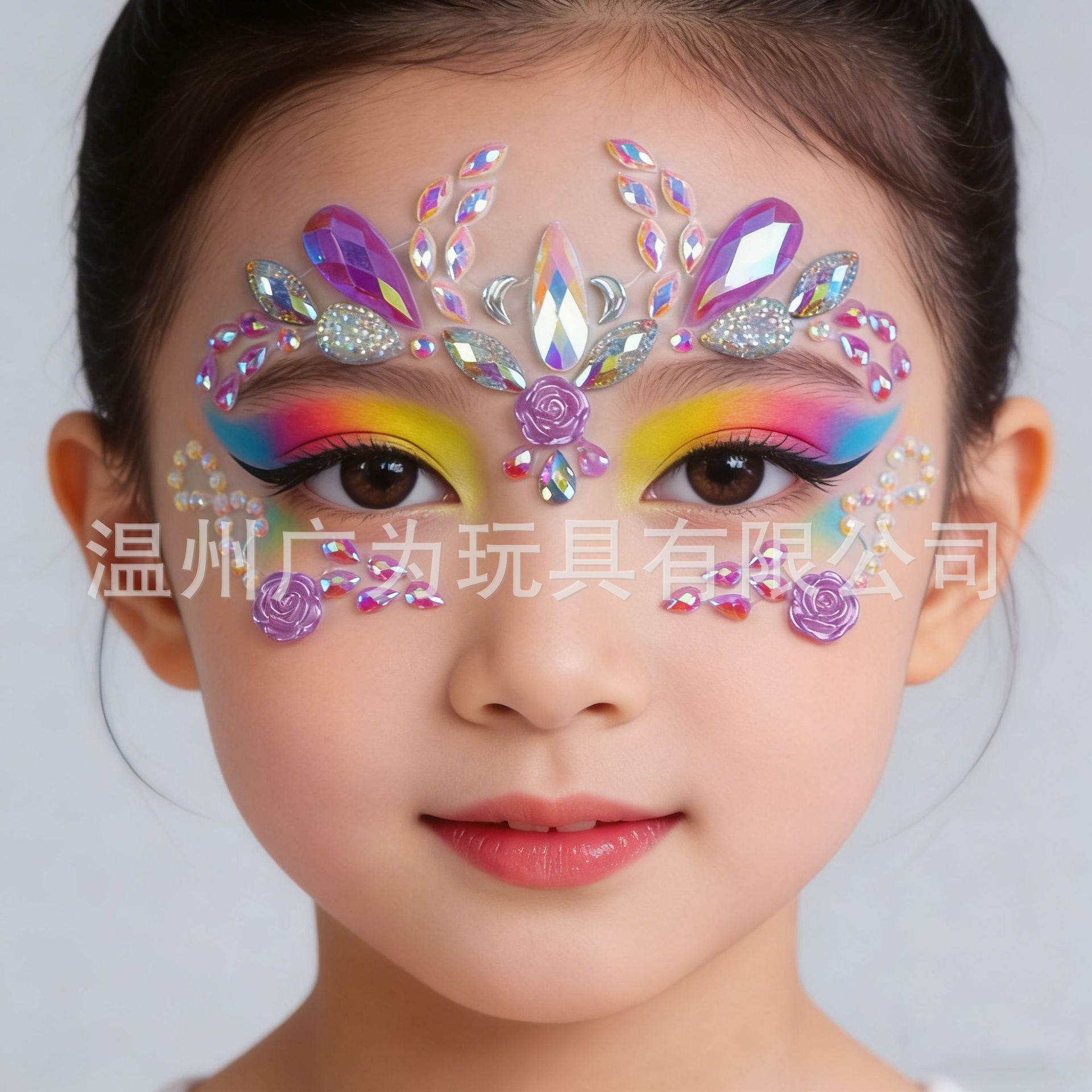 페이스 라인스톤 스티커 셀프 접착 크리스탈 젬 이마 타 - Makeup 리뷰 및 가격