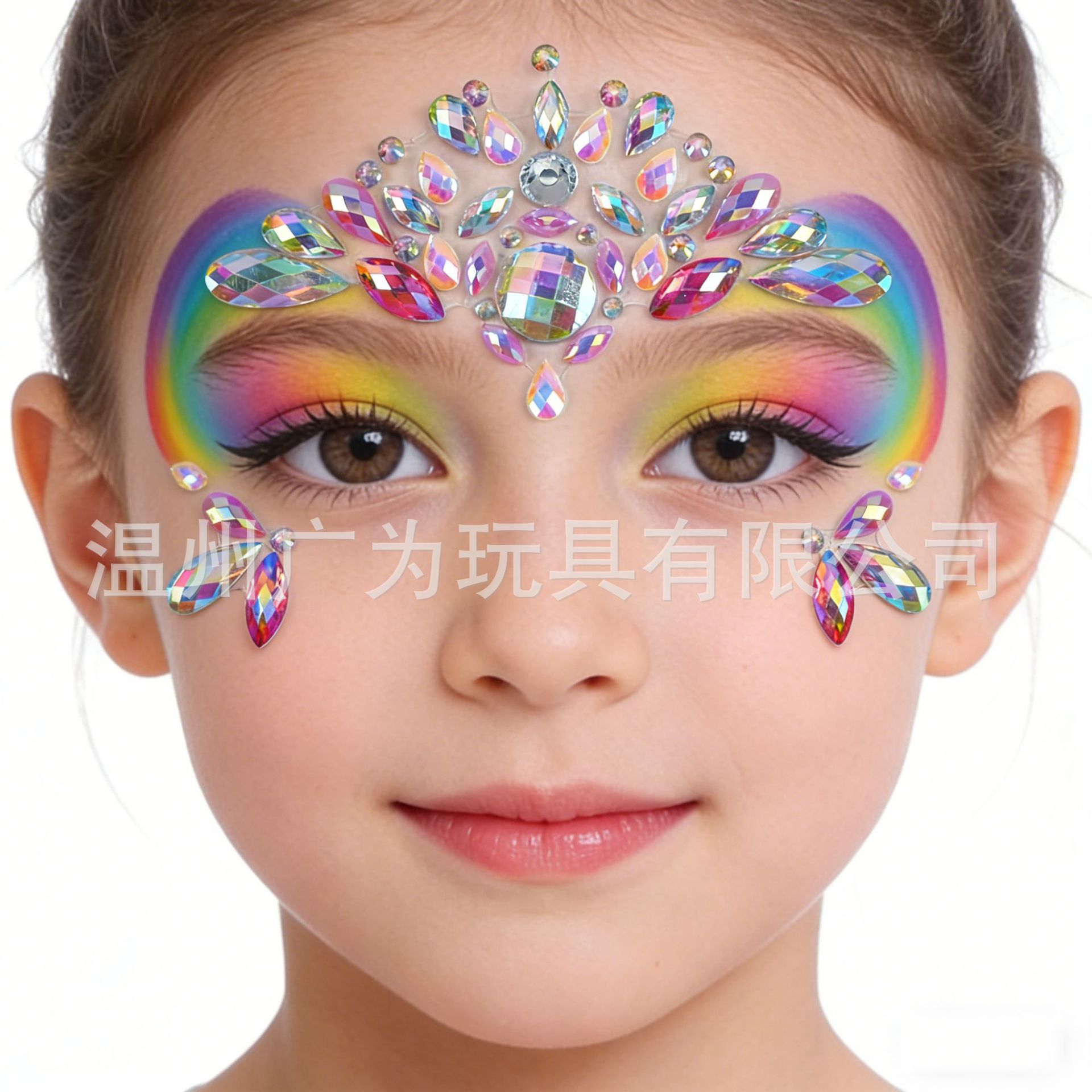 페이스 라인스톤 스티커 셀프 접착 크리스탈 젬 이마 타 - Makeup 리뷰 및 가격