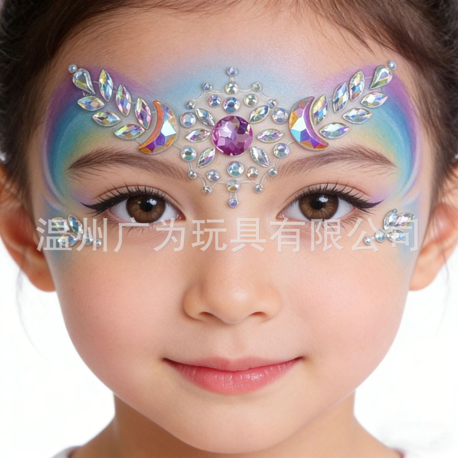 페이스 라인스톤 스티커 셀프 접착 크리스탈 젬 이마 타 - Makeup 리뷰 및 가격