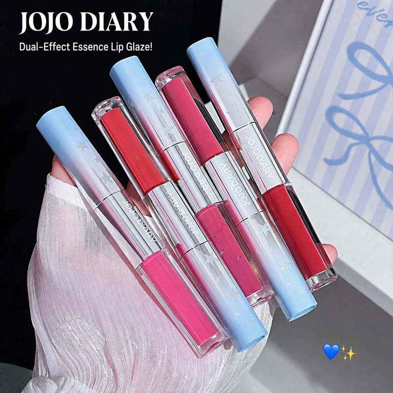 JOJO DIARY 듀얼 이펙트 립 글레이즈 벨벳 매트 - Matte Velvet Lip Tint Long Lasting 리뷰 및 가격